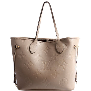 Louis-Vuitton Neverfull MM Empreinte Turtledove