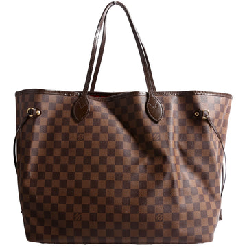 Louis-Vuitton Neverfull GM Damier Ebene Red