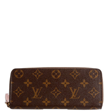 Louis-Vuitton Clemence Wallet Monogram Pink
