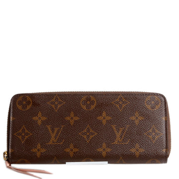 Louis-Vuitton Clemence Wallet Monogram Pink