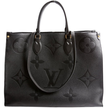 Louis-Vuitton ONTHEGO GM Empreinte Black