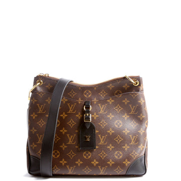 Louis-Vuitton Odeon NM MM Monogram Black