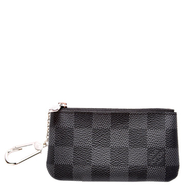Louis-Vuitton Pochette Cles Damier Graphite