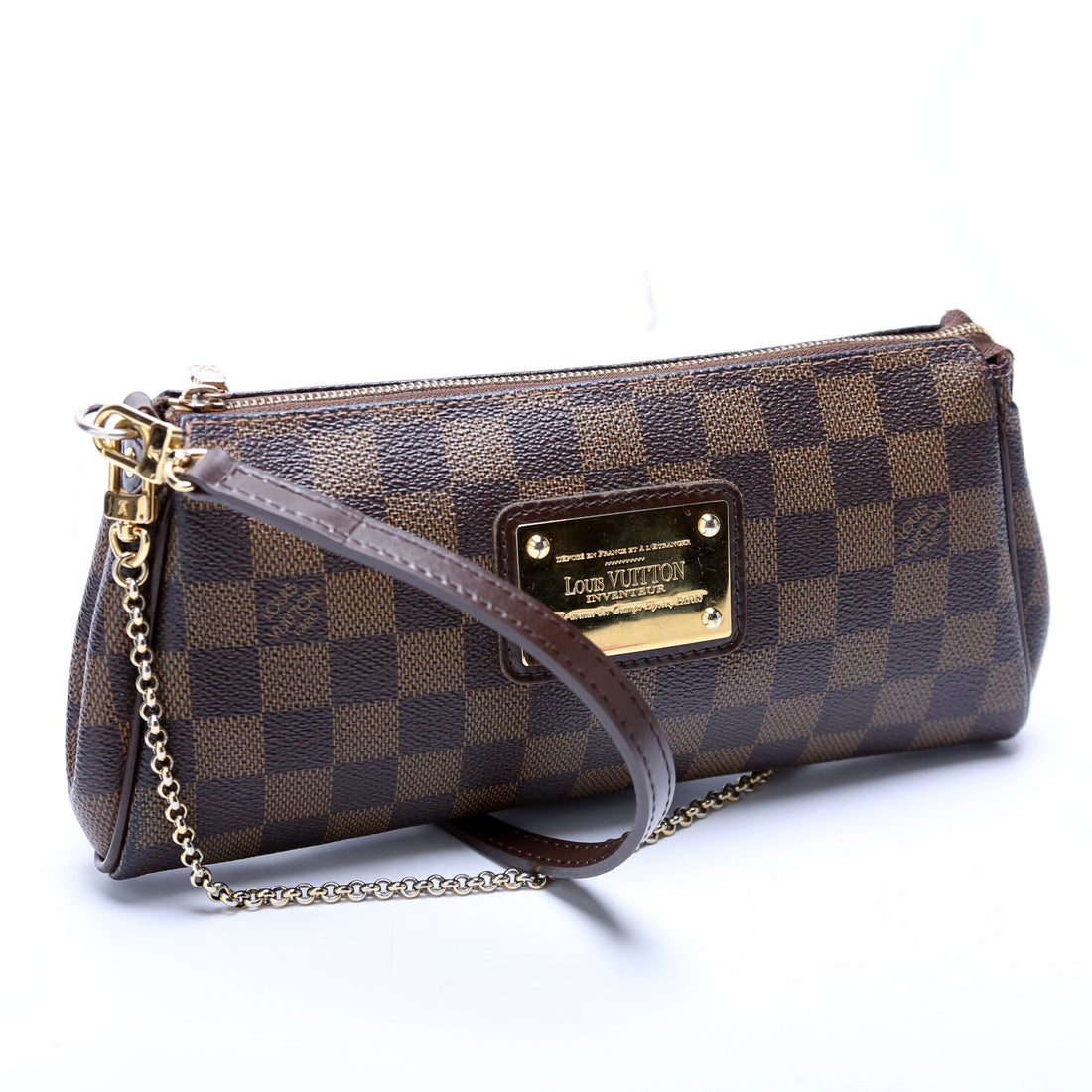 Louis-Vuitton Eva Clutch Damier Ebene