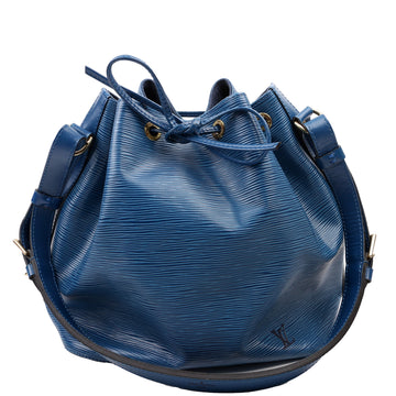 Louis-Vuitton Noe Petit  Epi Blue