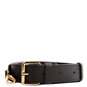 Louis-Vuitton MM Adjustable Empreinte Leather Strap Black