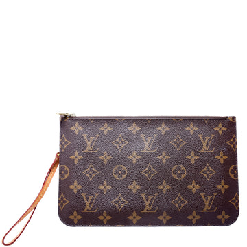 Louis-Vuitton Pochette Only Monogram Neverfull Beige