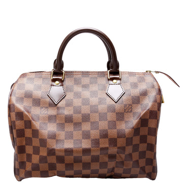 Louis-Vuitton Speedy  Damier Ebene Red