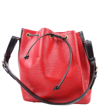 Louis-Vuitton Noe Petit  Epi Red/Black