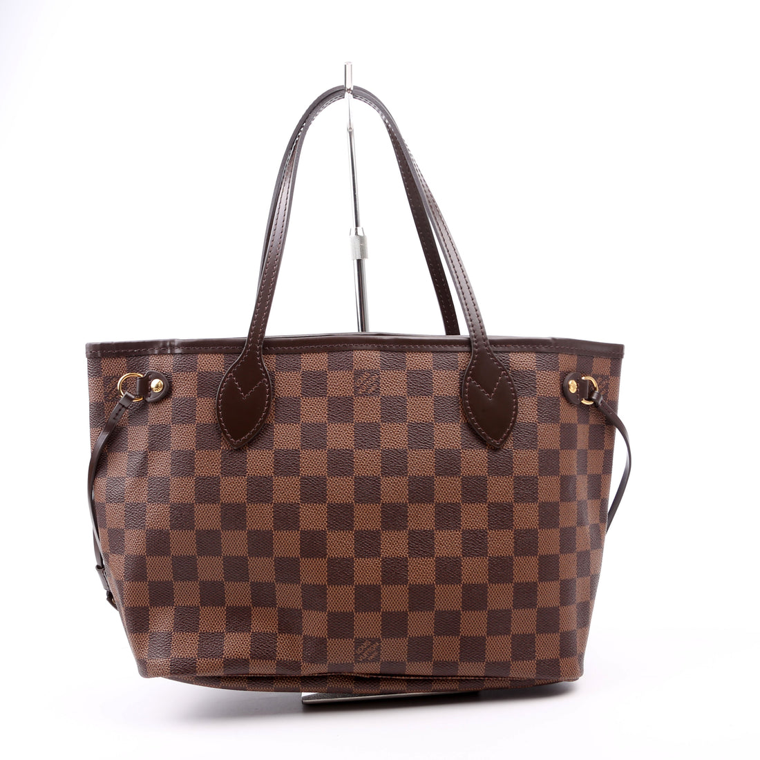 Louis-Vuitton Neverfull With Wallet PM Damier Ebene Red