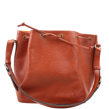 Louis-Vuitton Noe Petit  Epi Brown