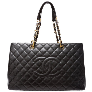 Chanel Grand Shopping Tote Extra Large Caviar Black