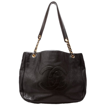 Chanel Timeless CC Extra Large Jumbo Shopper Caviar 3m Black