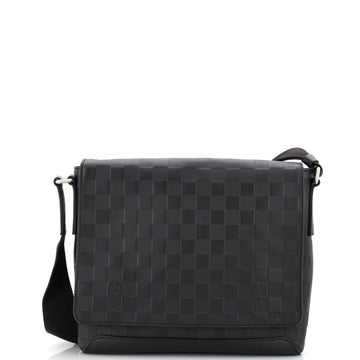 District NM Messenger Bag Damier Infini Leather PM