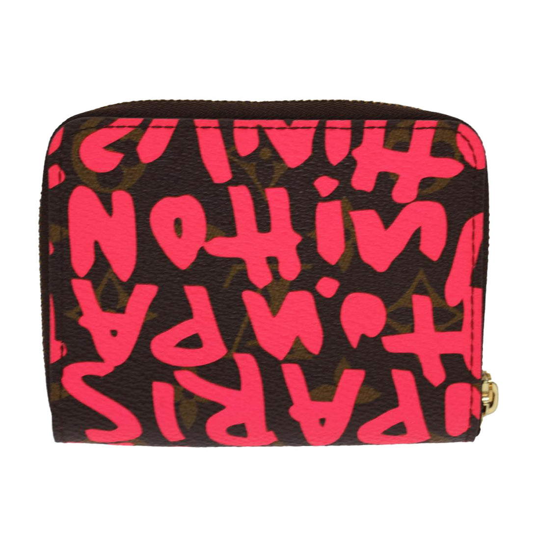 Louis Vuitton Porte Monnaie Zippy  Canvas Wallet