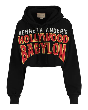 Hollywood Babylon Cropped Sweatshirt