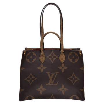 Louis Vuitton Giant Reverse Monogram OTG MM Totebag in Brown Coated Canvas