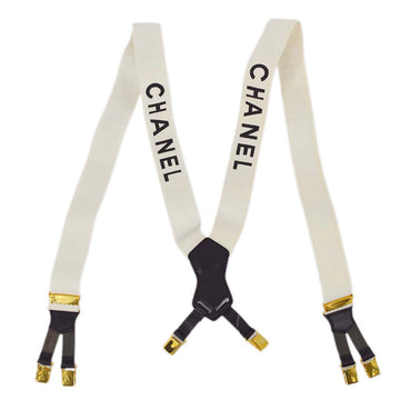 Chanel Black Suspenders Small New 15 Small New