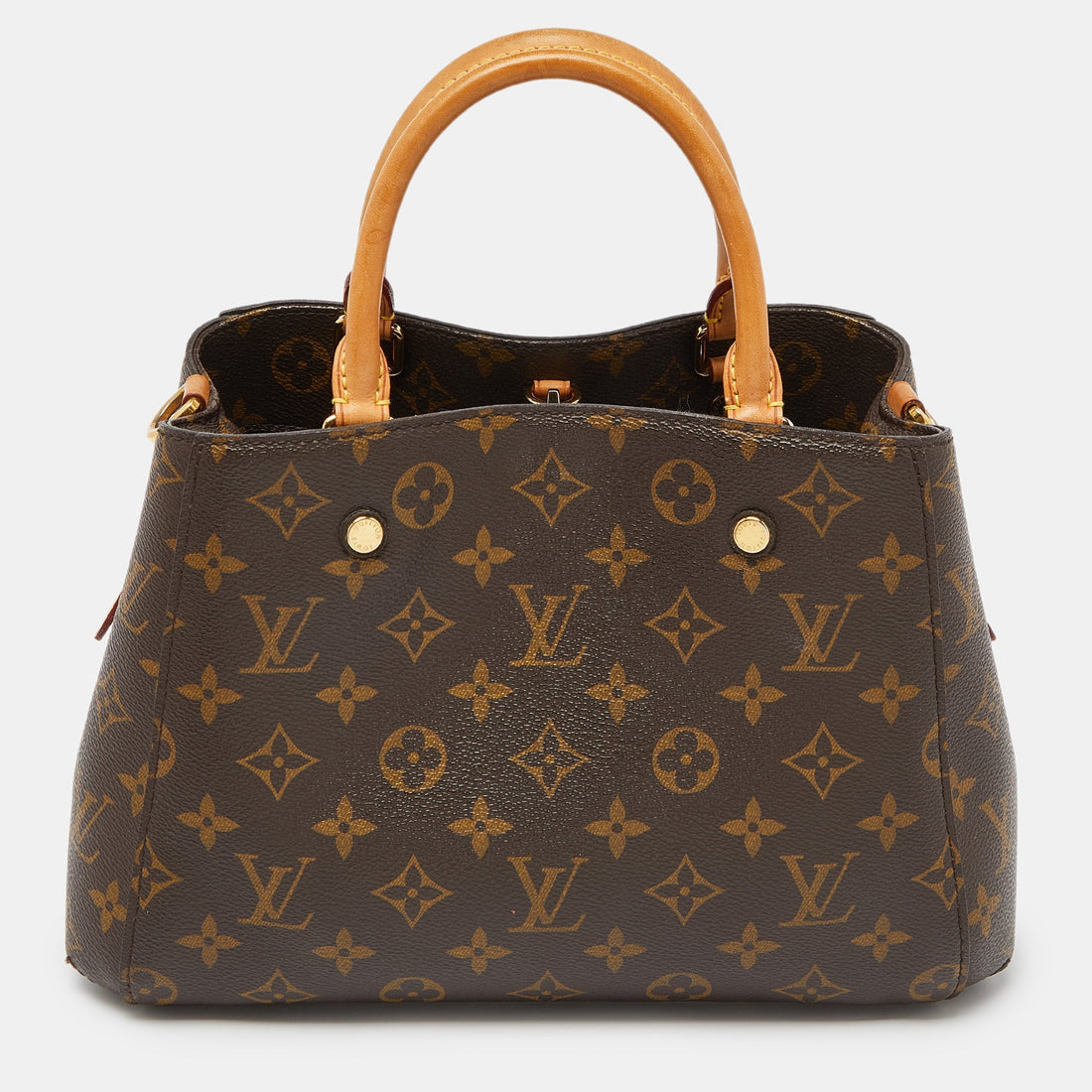 Louis Vuitton Monogram Canvas And Leather Montaigne Bb Bag