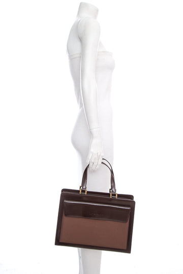 Yves Saint Laurent  Brown Leather Handbag