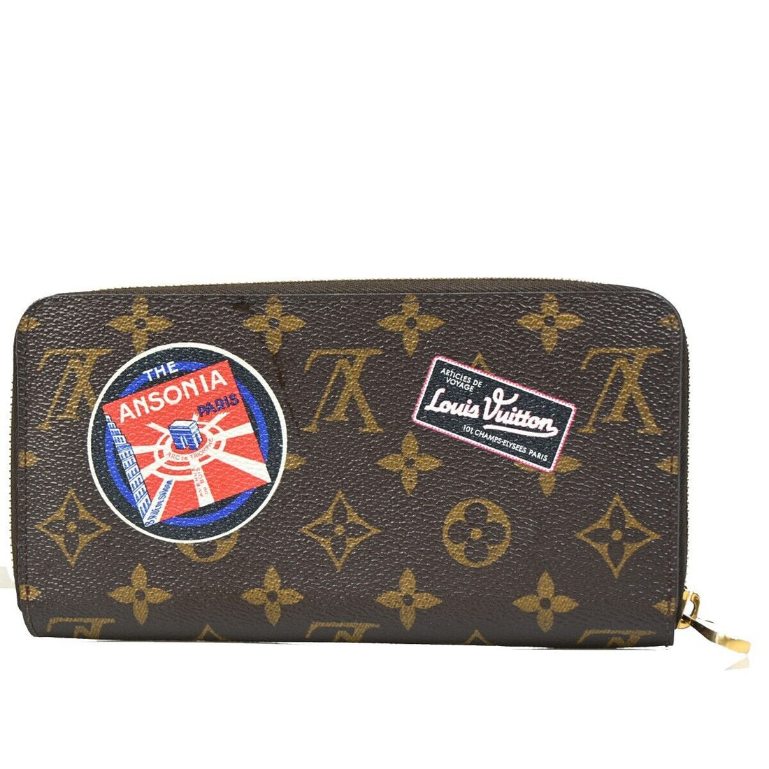 Louis Vuitton Zippy Wallet  Leather Wallet