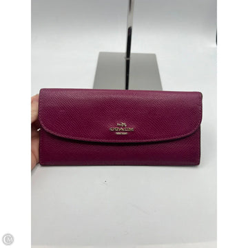 Wristlet Designer By Coach, Size: Medium