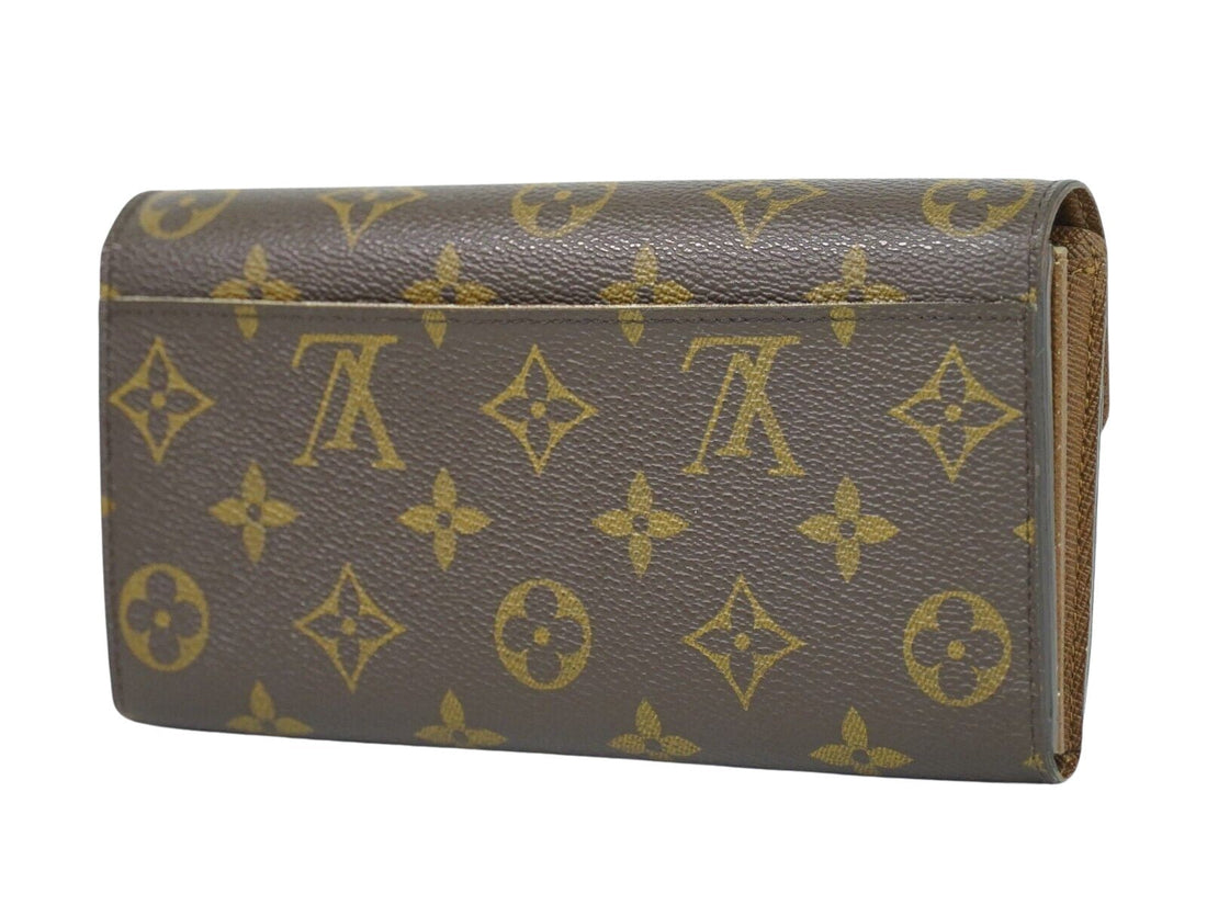 Louis Vuitton Sarah  Canvas Wallet