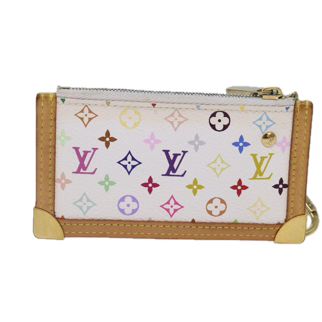 Louis Vuitton Pochette ClÃ©s  Canvas Clutch Bag