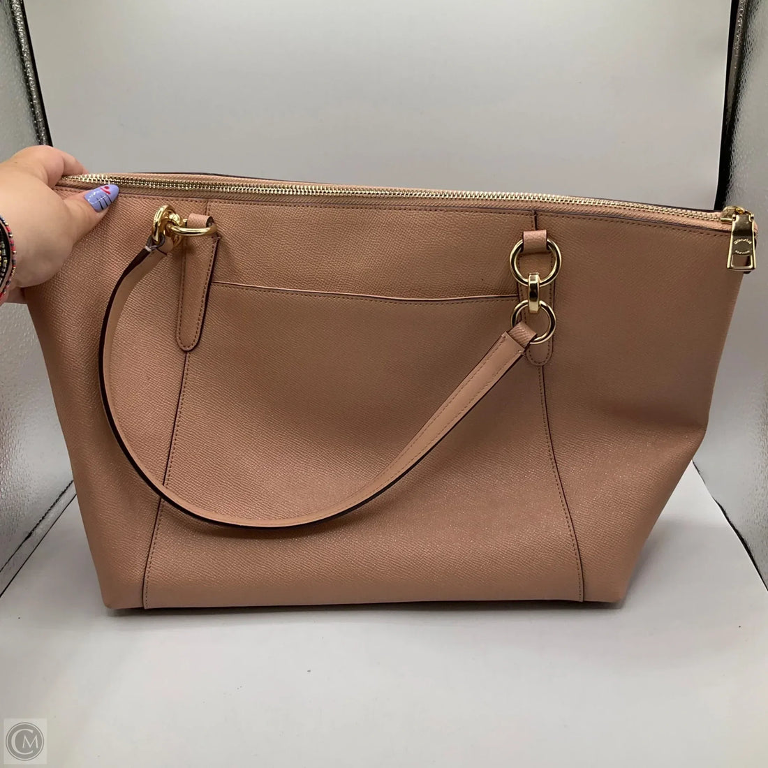 Tote Designer By Coach, Size: Medium