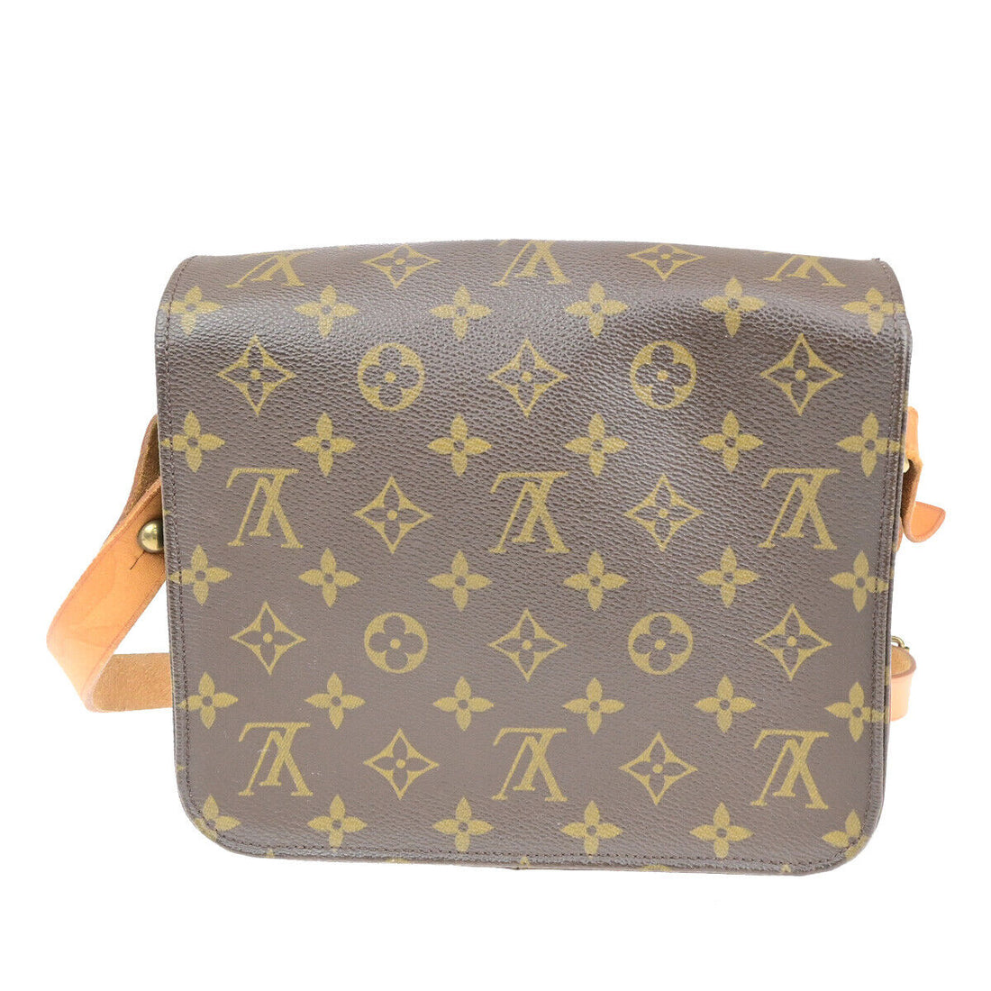 Louis Vuitton Cartouchière  Canvas Shoulder Bag
