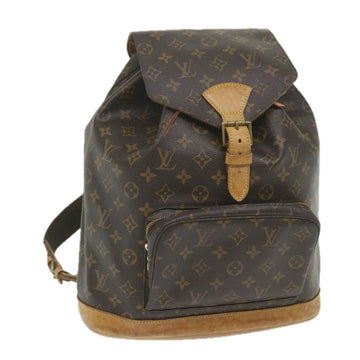 Louis Vuitton Montsouris  Canvas Backpack Bag
