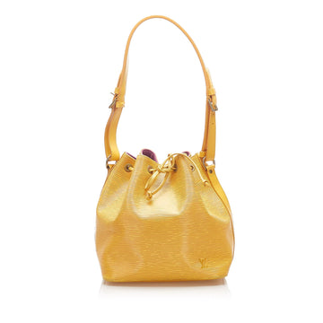 Louis-Vuitton Epi Petit Noe Yellow