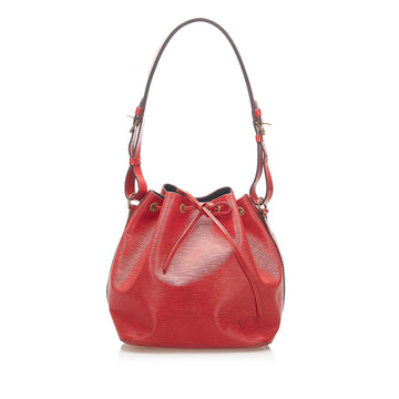 Louis-Vuitton Epi Petit Noe Red