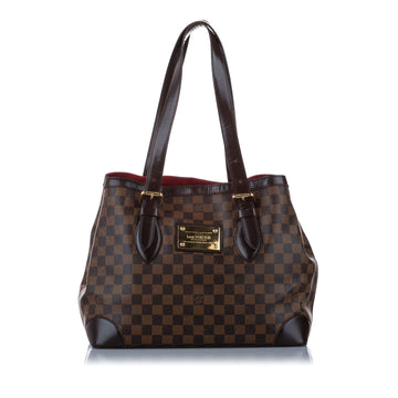 Louis-Vuitton Louis Vuitton Damier Ebene Hampstead MM Brown