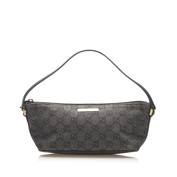 Gucci GG Canvas Boat Black
