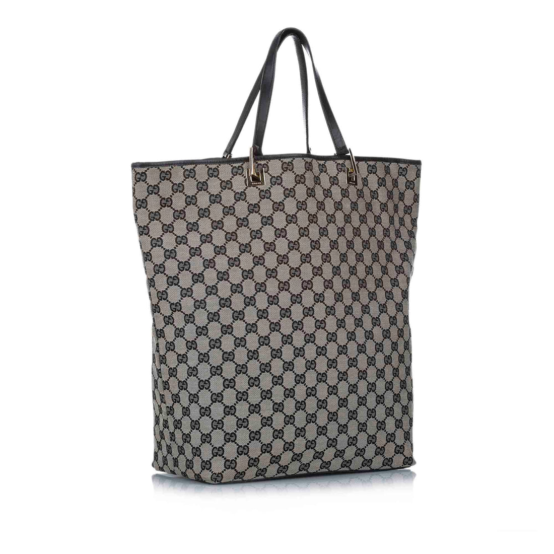 Gucci GG Canvas Tote Bag Gray