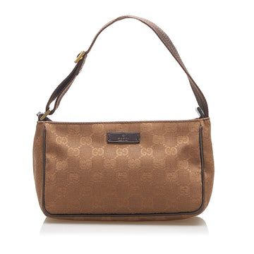 Gucci GG Canvas Baguette Brown