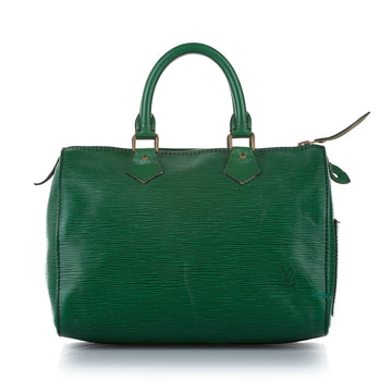 Louis-Vuitton Epi Speedy 25 Green