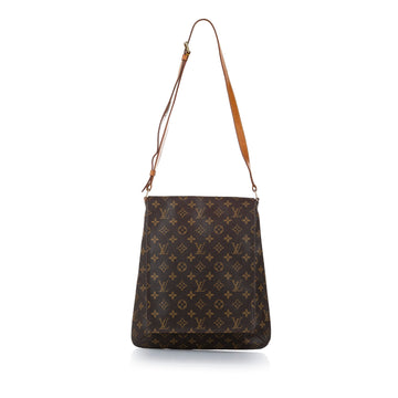 Louis-Vuitton Monogram Mtte Salsa Long Strap Brown