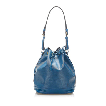 Louis-Vuitton Epi Petit Noe Blue