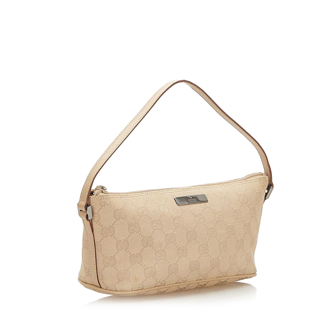 Gucci GG Canvas Boat Baguette Brown