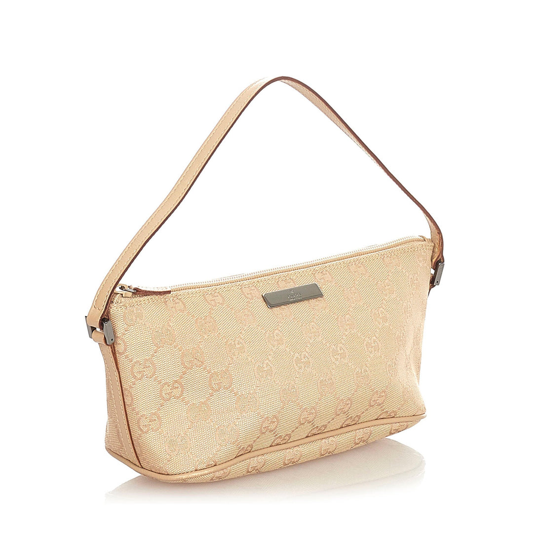 Gucci Gucci GG Canvas Boat Baguette Brown