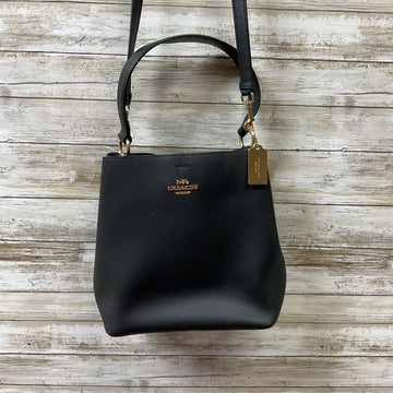 Handbag Designer By Coach In Black, Size:Medium