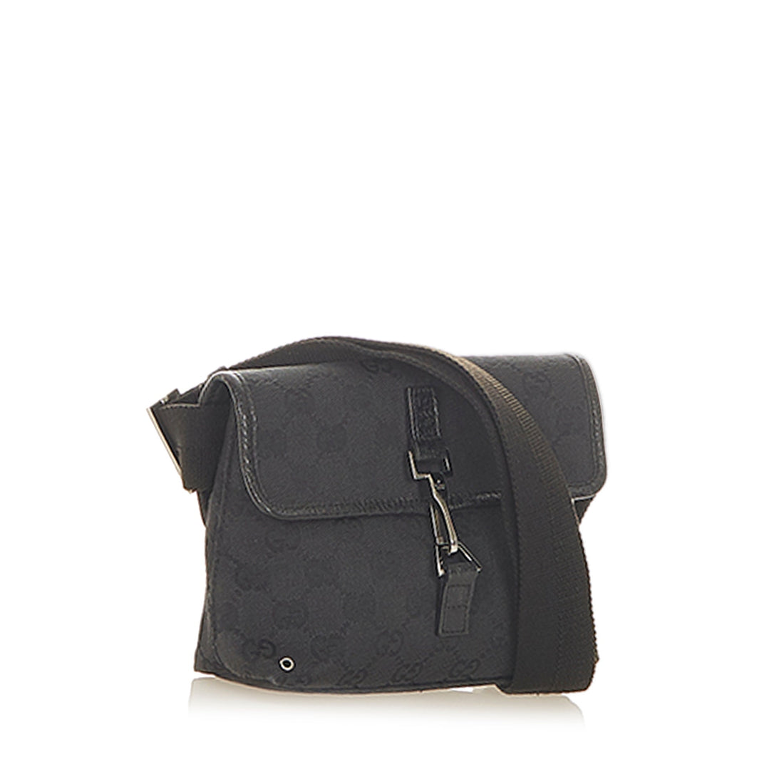 Gucci GG Jackie Canvas Belt Bag Black