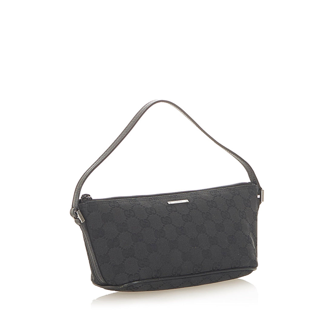 Gucci GG Canvas Boat Baguette Black