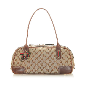 Gucci Gucci GG Canvas Princy Handbag Brown