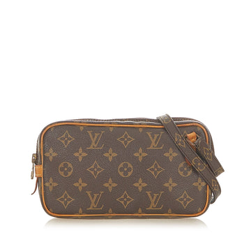Louis-Vuitton Monogram Marly Bandouliere Brown