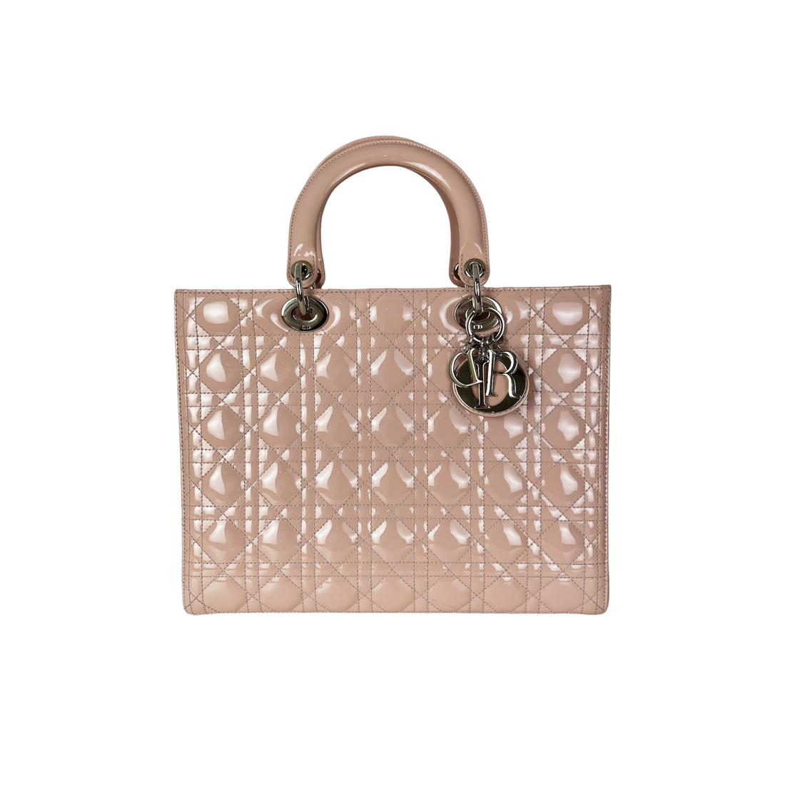 Lady Dior Large New 1:1 Repl Pink SHW