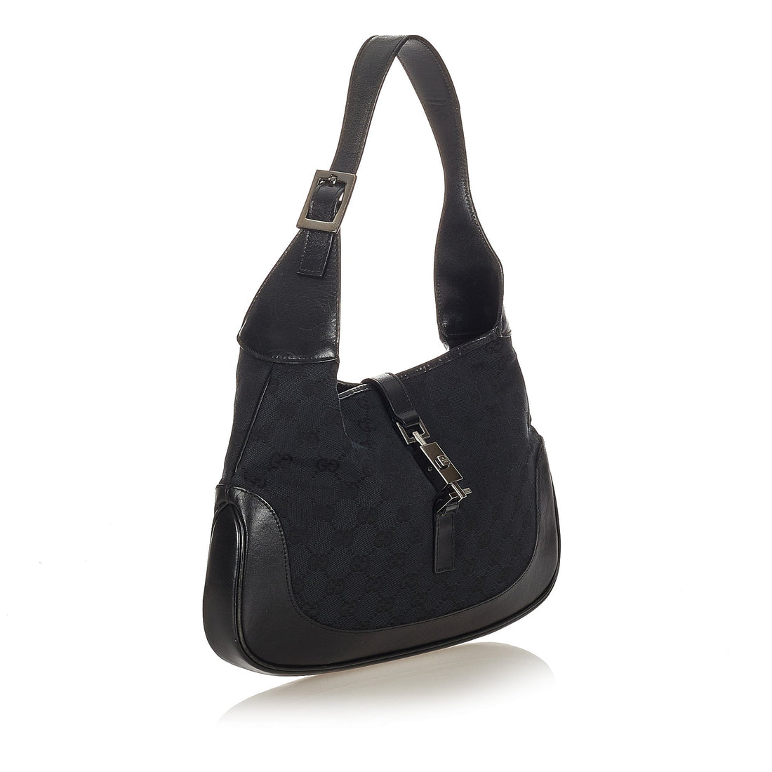 Gucci Gucci GG Canvas Jackie Shoulder Bag Blue