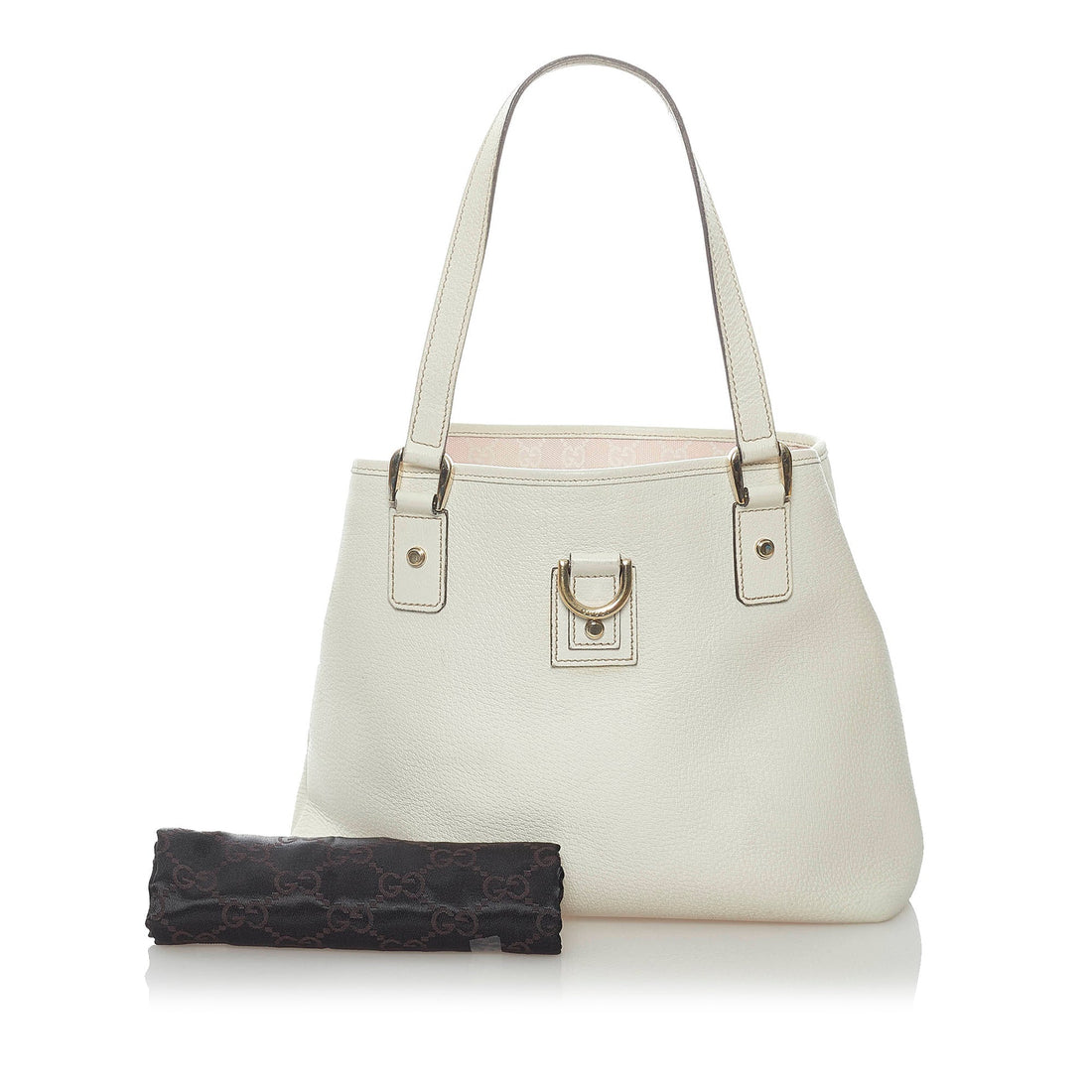 Gucci  D-Ring Leather Tote Bag